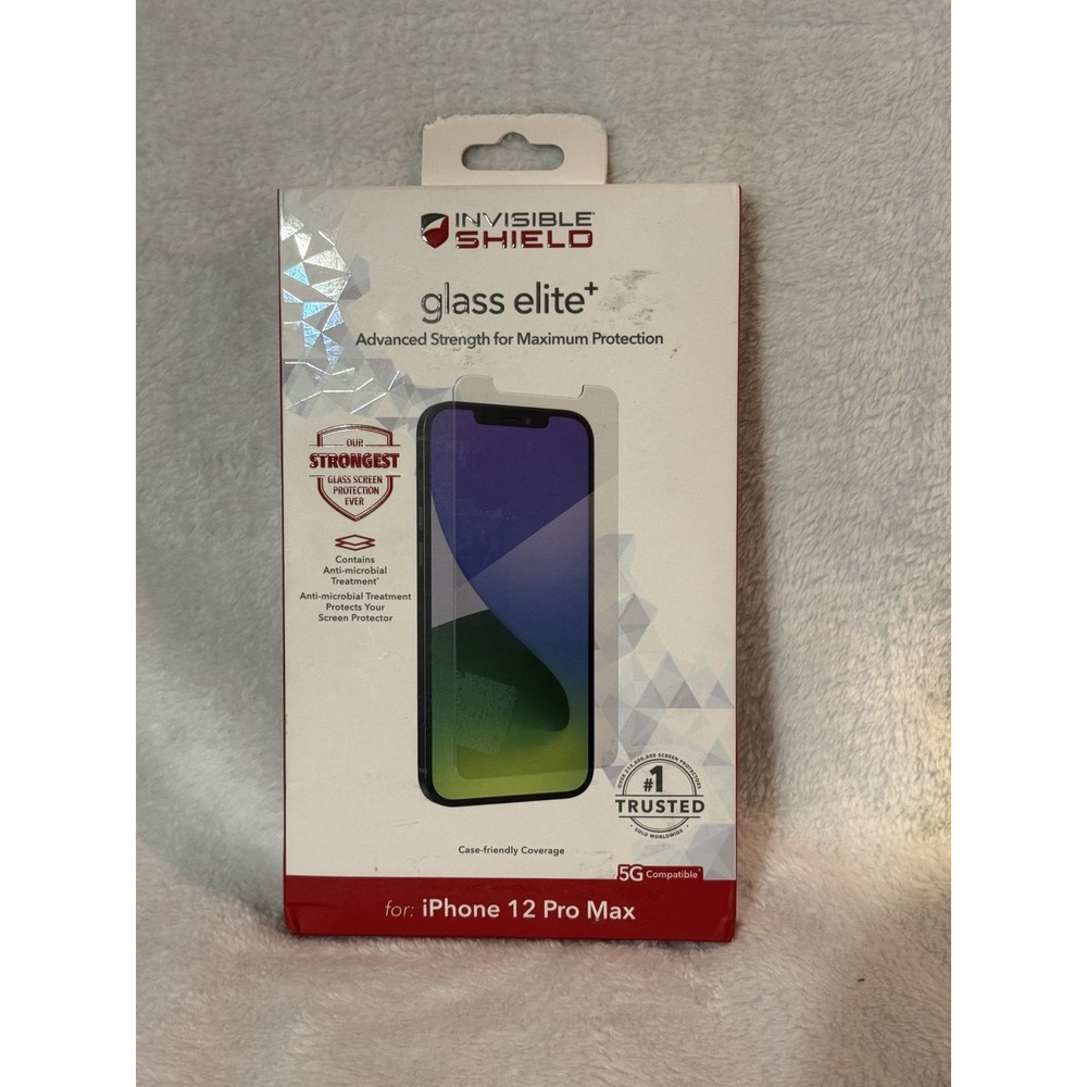 ZAGG Invisible Shield Glass Elite+ Advanced Strength for iPhone 12 Pro Max‎